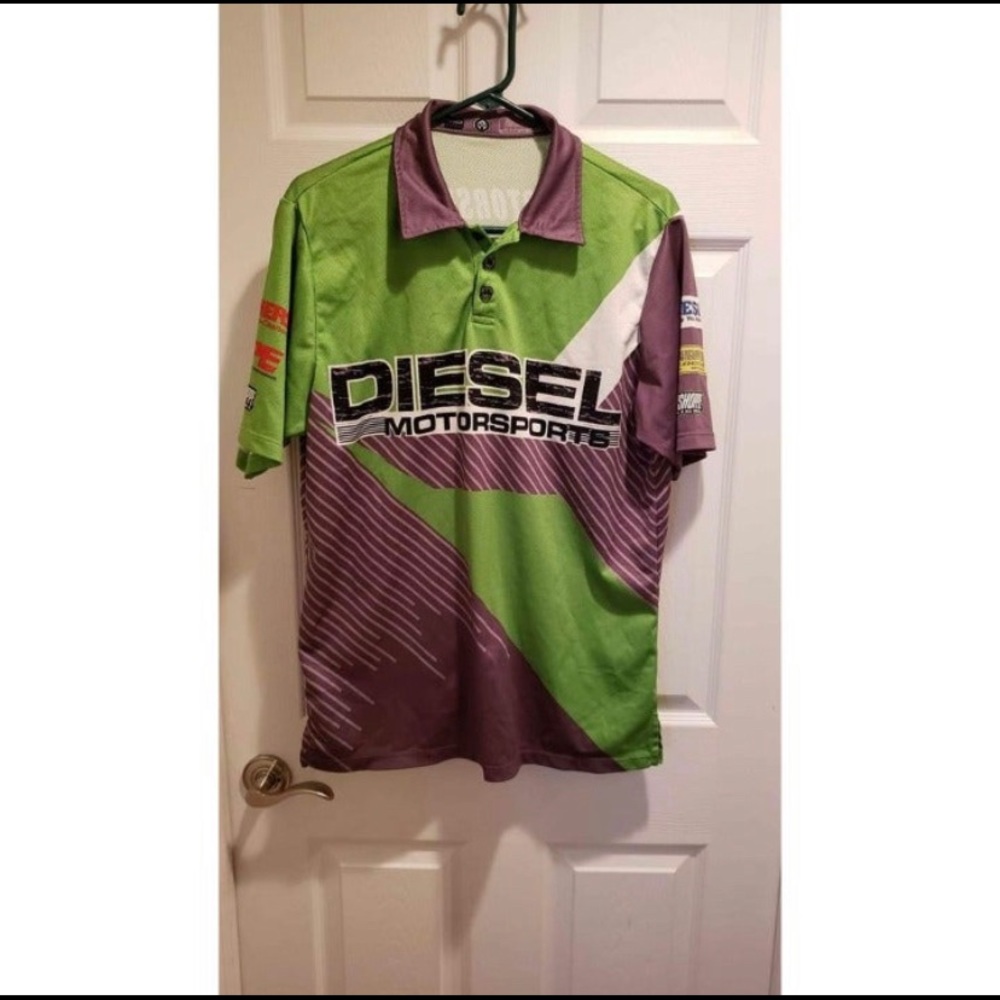 Diesel moto/racer shirt